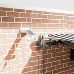 vidaXL Auvent rétractable automatique avec LED anthracite et blanc