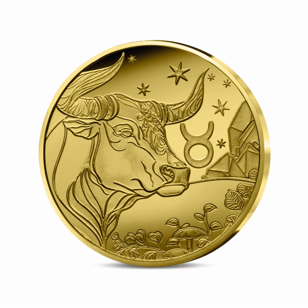 Emporte-pièce Signe Astro Taureau – Impression 3D Bleu – 6,8 X 5,2 Cm