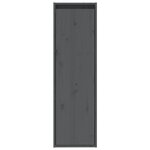 vidaXL Armoires murales 2 Pièces Gris 30x30x100 cm Bois de pin massif
