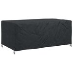 vidaXL Housse pour mobilier d'extérieur Noir 240 x 110 x 70 cm 210D