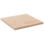 vidaXL Dessus de table 50x50x1 7 cm carré bois de pin massif