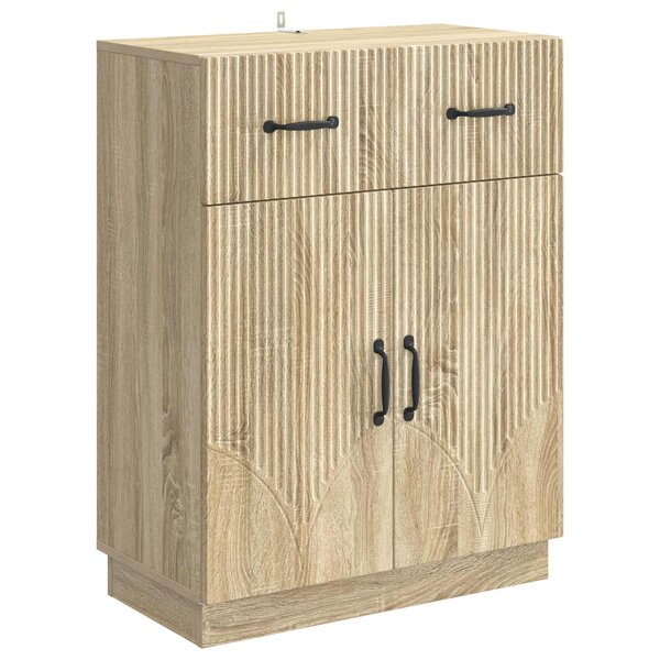 vidaXL Buffet Chêne Sonoma 66 x 34 5 x 87 cm Bois d'ingénierie