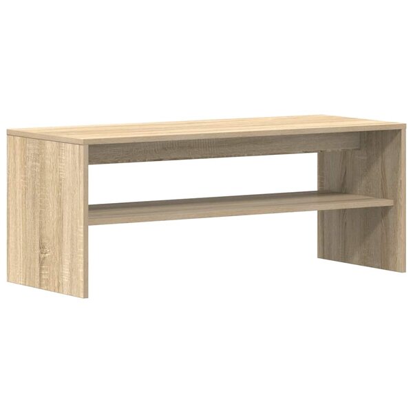 vidaXL Meuble TV Chêne sonoma 100 x 40 x 40 cm Aggloméré