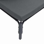 vidaXL Ensemble de canapé de jardin 8 Pièces Anthracite Acier