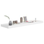 vidaXL Étagère murale flottante blanc 90x23 5x3 8 cm MDF