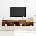 vidaXL Ensemble meuble TV 2 Pièces Bois ancien 80 x 30 x 30 cm