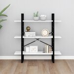 vidaXL Bibliothèque blanc 100x30x105 cm bois d’ingénierie