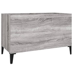 vidaXL Armoire à disques sonoma gris 74 5x38x48 cm bois d'ingénierie