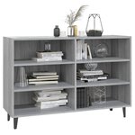 vidaXL Buffet sonoma gris 103 5x35x70 cm bois d'ingénierie