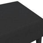 vidaXL Repose-pied noir 77x55x31 cm velours