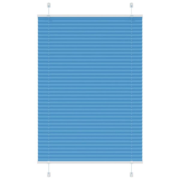 vidaXL Store plissé bleu 85x150 cm largeur du tissu 84 4 cm polyester