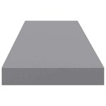 vidaXL Étagère murale flottante gris 90x23 5x3 8 cm MDF