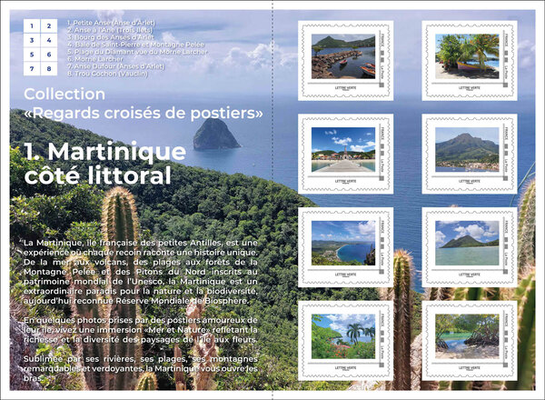 Martinique timbre-poste N°92a variété neuf