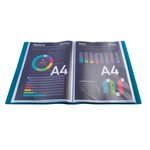 Protège-documents A4 Polypro 100 pochettes 200 vues Vert EXACOMPTA