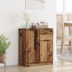 vidaXL Buffet Bois ancien 60 x 30 x 70 cm Bois d'ingénierie