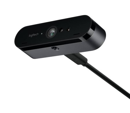 Logitech logitech brio 4k stream edition - webcam ultra hd 4k avec deux microphones omnidirectionnels pour diffusion en direct