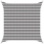 vidaXL Voile d'ombre Anthracite et blanc 3 6 x 3 6 m HDPE