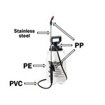 Toolland Pulvérisateur à pression 5 L