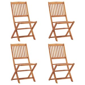 vidaXL Chaise Marron Bois d'acacia