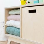 Meuble de rangement NABOSKY blanc 1x2