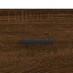 vidaXL Armoire murale chêne marron 80x36 5x35 cm bois d'ingénierie