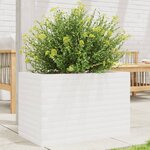 vidaXL Jardinière blanc 70x40x45 5 cm bois de pin massif