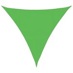 vidaXL Voile d'ombrage 160 g/m² Vert clair 4x4x4 m PEHD