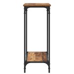 vidaXL Table console Bois ancien 75 x 30.5 x 75 cm Bois d'ingénierie
