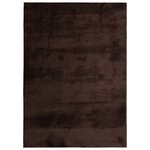 vidaXL Tapis de surface HUARTE Marron 340 x 240 cm Polyester