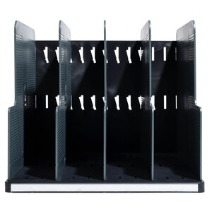 Trieur Vertical Modulotop 5 Intercalaires - Gris Lumière - Exacompta