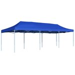 vidaXL Tente de réception pliable 3x9 m Bleu