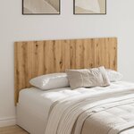 vidaXL Tête de lit chêne artisanal 160x1 5x80 cm bois d'ingénierie