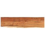 vidaXL Étagère murale rectangulaire massif acacia bordure assortie