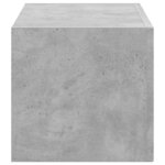vidaXL Meuble TV mural Béton 60 x 31 x 29.5 cm Bois d'ingénierie