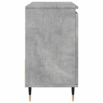 vidaXL Armoire de salle de bain gris béton 65x33x60 cm