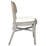 vidaXL Chaises à manger lot de 2 gris Lin