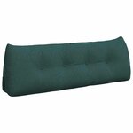 vidaXL Coussin de Dos Vert foncé 140 x 24 x 50 cm tissu