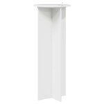 vidaXL Support de Plante 2 Pièces Blanc brillant Ø40 x 100 cm