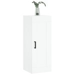 vidaXL Armoire murale blanc 34 5x34x90 cm bois d'ingénierie