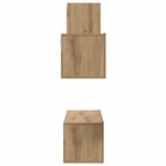 vidaXL Ensemble meuble TV 4 Pièces chêne artisanal 30.5 x 30 x 60 cm