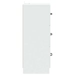 vidaXL Armoire à tiroirs Blanc 33 x 34 5 x 87 cm Bois d'ingénierie