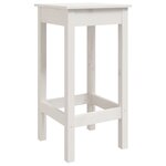 vidaXL Ensemble de bar de jardin 9 Pièces blanc bois de pin massif