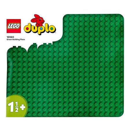 Lego 10980 duplo la plaque de construction verte  socle de base pour assemblage et exposition  jouet de construction pour enfants
