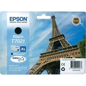 Cartouche d'encre epson tour eiffel t7021 xl (noir)