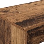 vidaXL Bureau de lit Bois ancien Bois d'ingénierie 100 x 45 x 75 cm