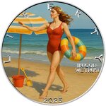 Pièce de monnaie en Argent 1 Dollar g 31.1 (1 oz) Millésime 2025 SHORES OF LIBERTY