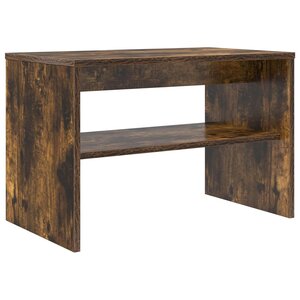 vidaXL Meuble TV Chêne fumé 60 x 35 x 40 cm Bois d'ingénierie