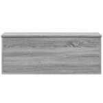vidaXL Boîte de rangement sonoma gris 90x35x35 cm bois d'ingénierie