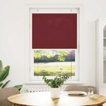 vidaXL Store plissé rouge bordeaux 80x100 cm largeur du tissu 79 4 cm