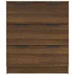 vidaXL Buffet chêne marron 60x30x70 cm Bois d'ingénierie